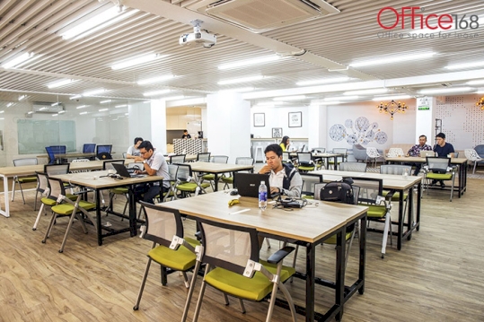 Không gian Coworking space đa số được thiết kế hiện đại, thoáng mát