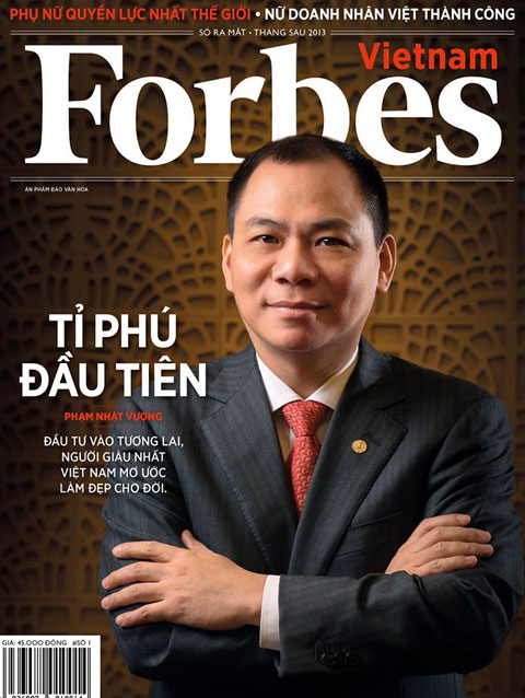 Phạm Nhật Vượng doanh nhân giàu nhất Việt Nam